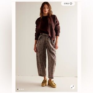 Free People High Road Pull-On Barrel Pants